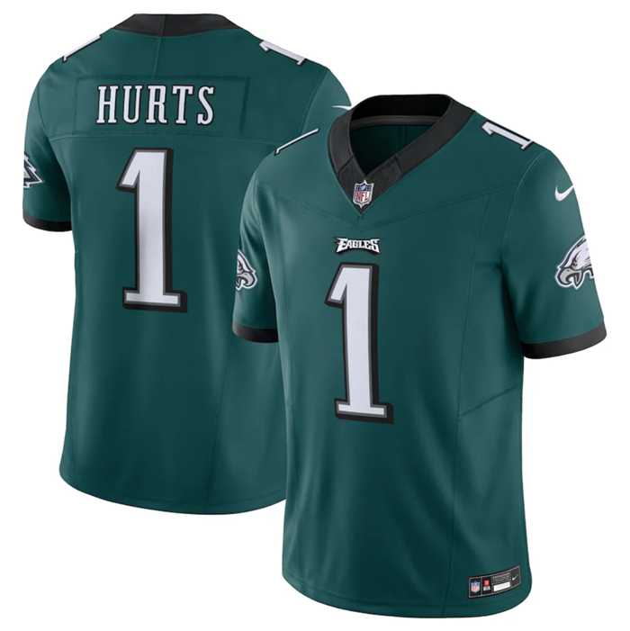 Men & Women & Youth Philadelphia Eagles #1 Jalen Hurts Green 2023 F.U.S.E. Vapor Untouchable Limited Stitched Football Jersey->new york jets->NFL Jersey